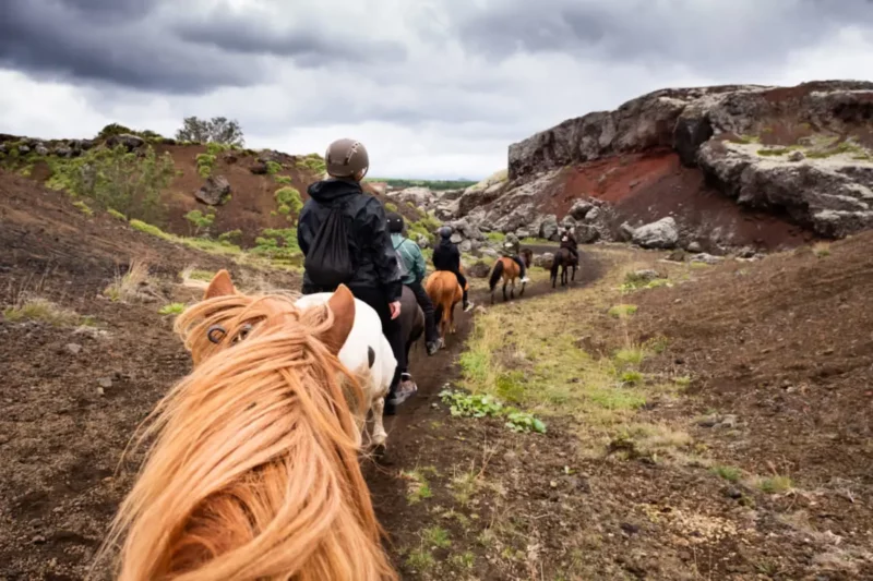 Half day red lava ridingtour
